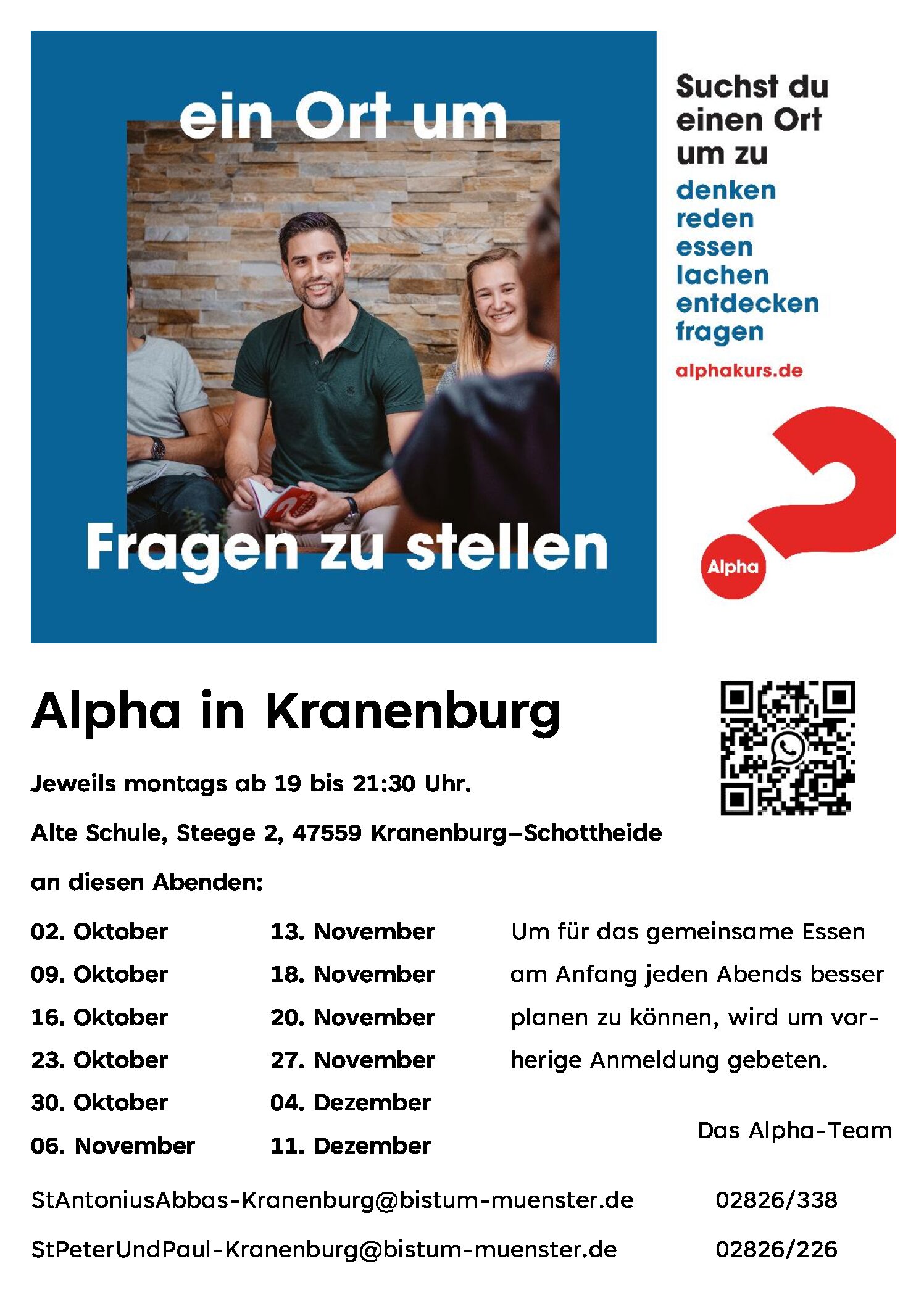 Alpha-Kurs in Kranenburg