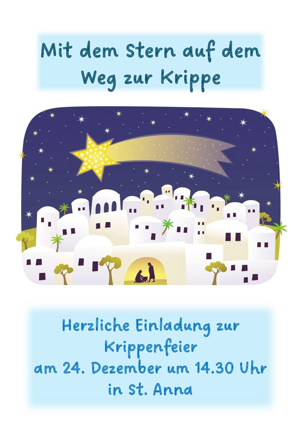 Krippenfeier in St. Anna Materborn