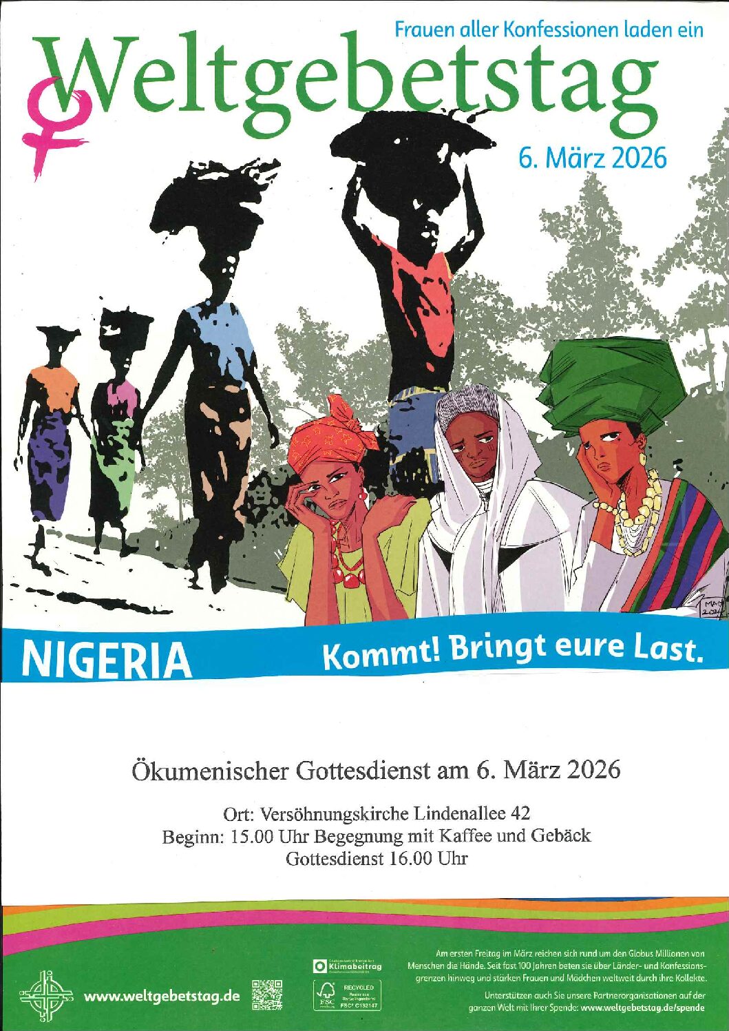 Weltgebetstag 06.03.2026