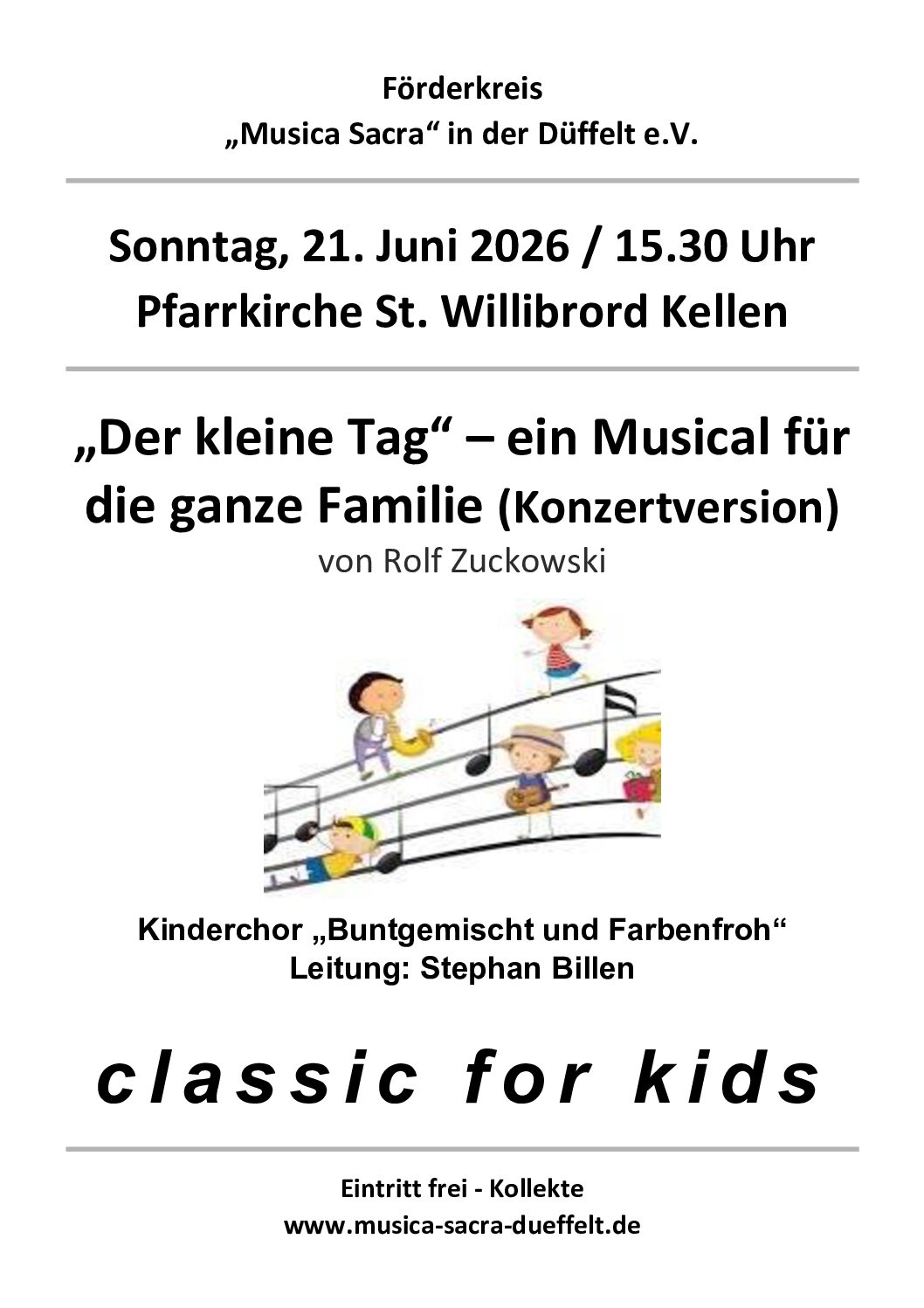 Musical für die ganze Familie: „Der kleine Tag“