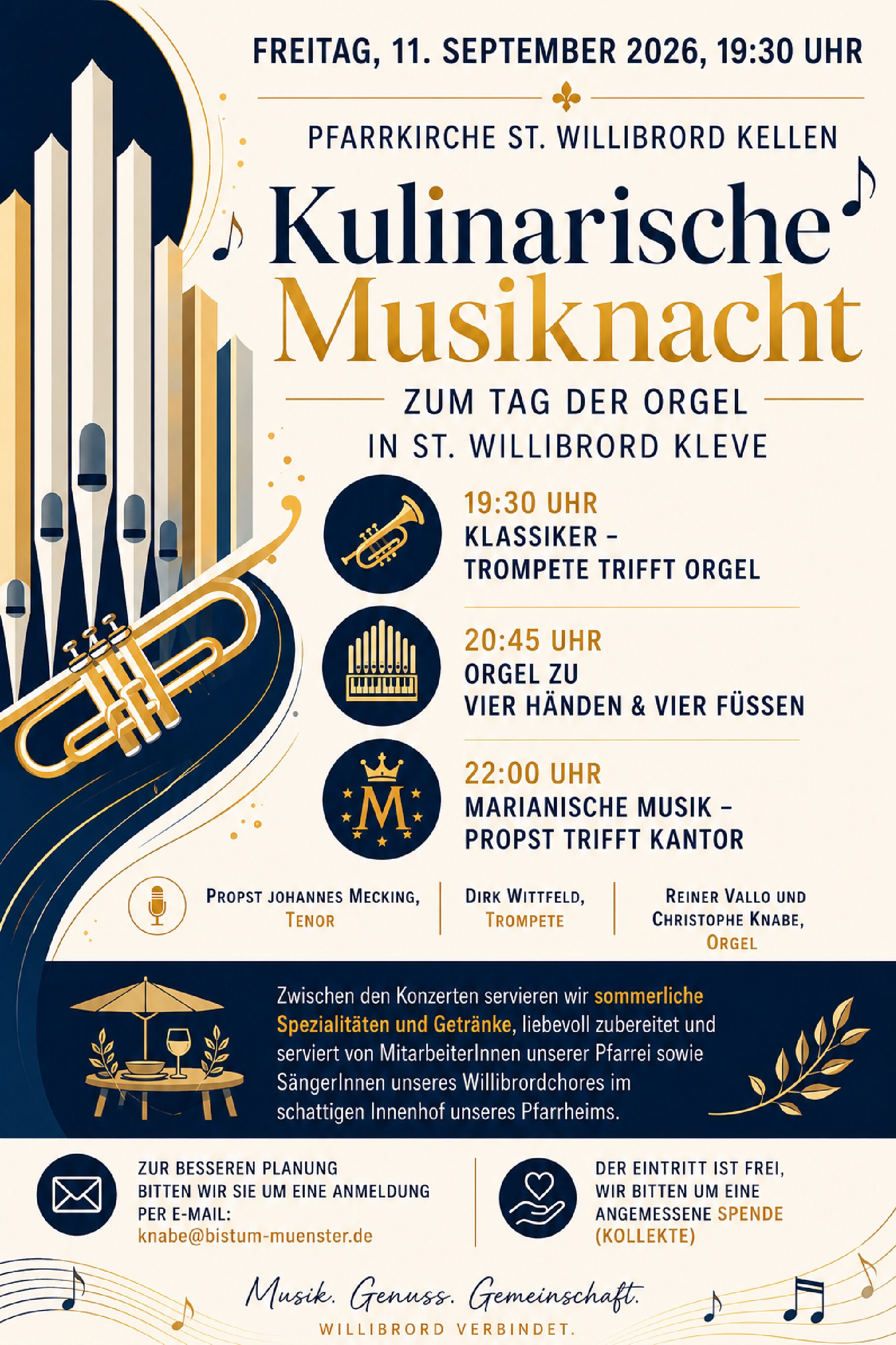 Kulinarische Musiknacht in Kellen