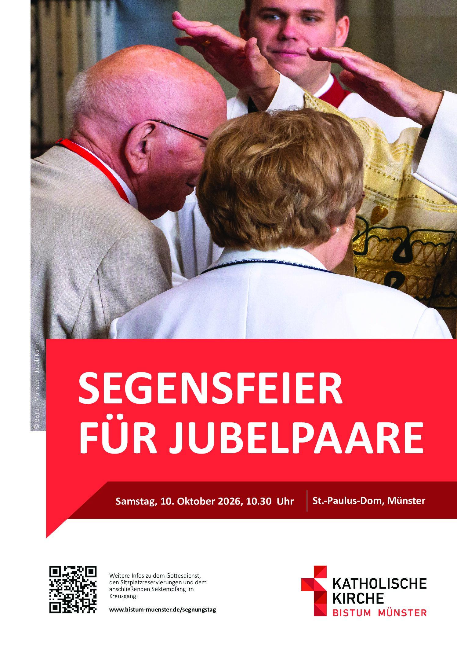 Segensfeier für Jubelpaare am 10. Oktober in Münster
