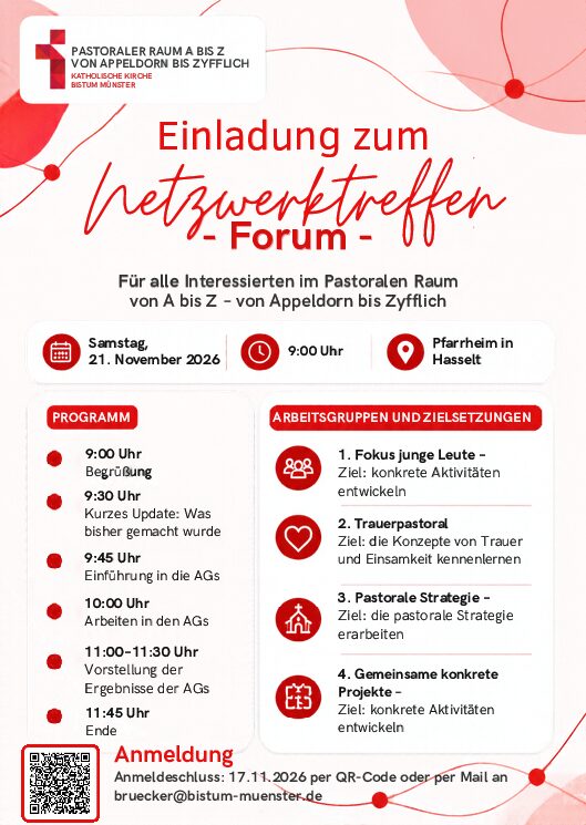 Netzwerktreffen im Pastoralen Raum von A bis Z